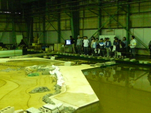 長崎県式見漁港８１分の１の模型